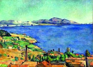 《从埃斯塔克看马赛海湾》保罗·塞尚 (法国,1839~1906)布面油画 73x100.3厘米,约1885年